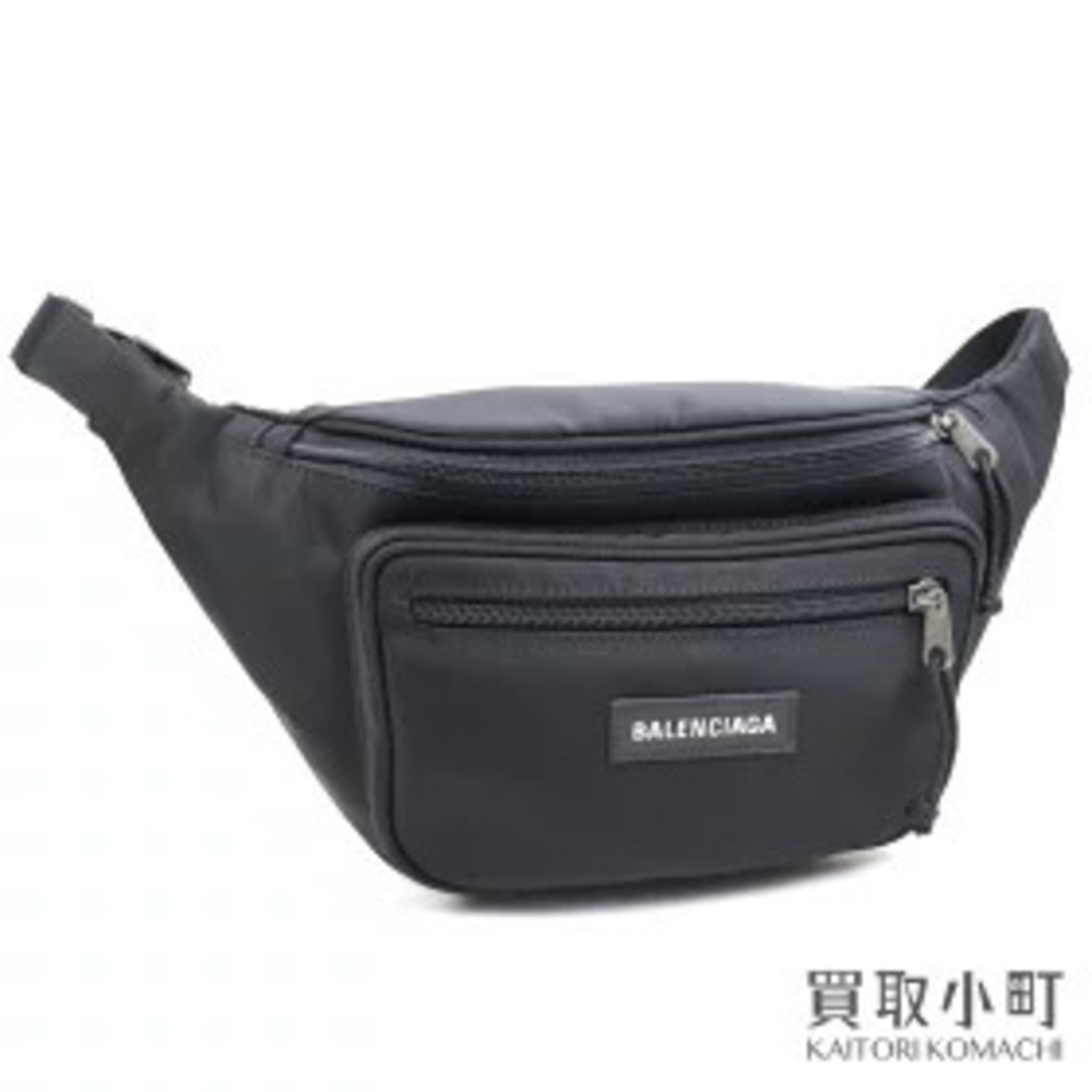 Balenciaga Explorer Belt Bag Black Crossbody Waist Clutch Pack BELTBAG Noir
